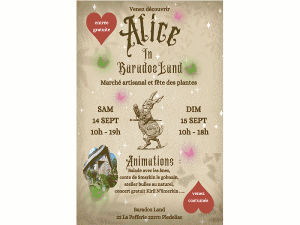 La Pause sereine est à Alice in Baradoz Land